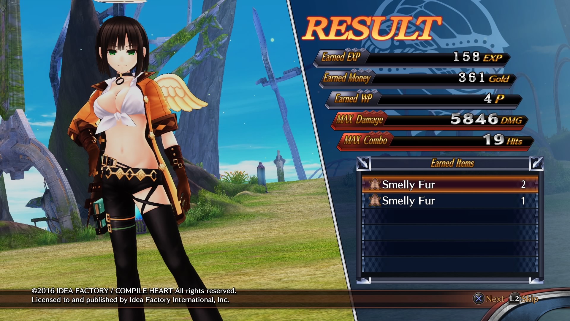 Combat in Fairy Fencer F: Advent Dark Force