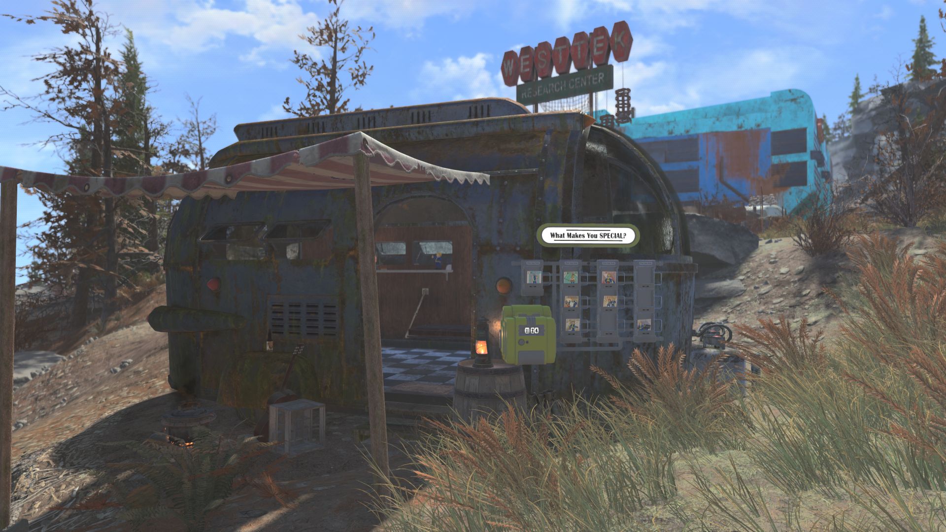 The new survival tent from the season pass actually looks more like a survival trailer.