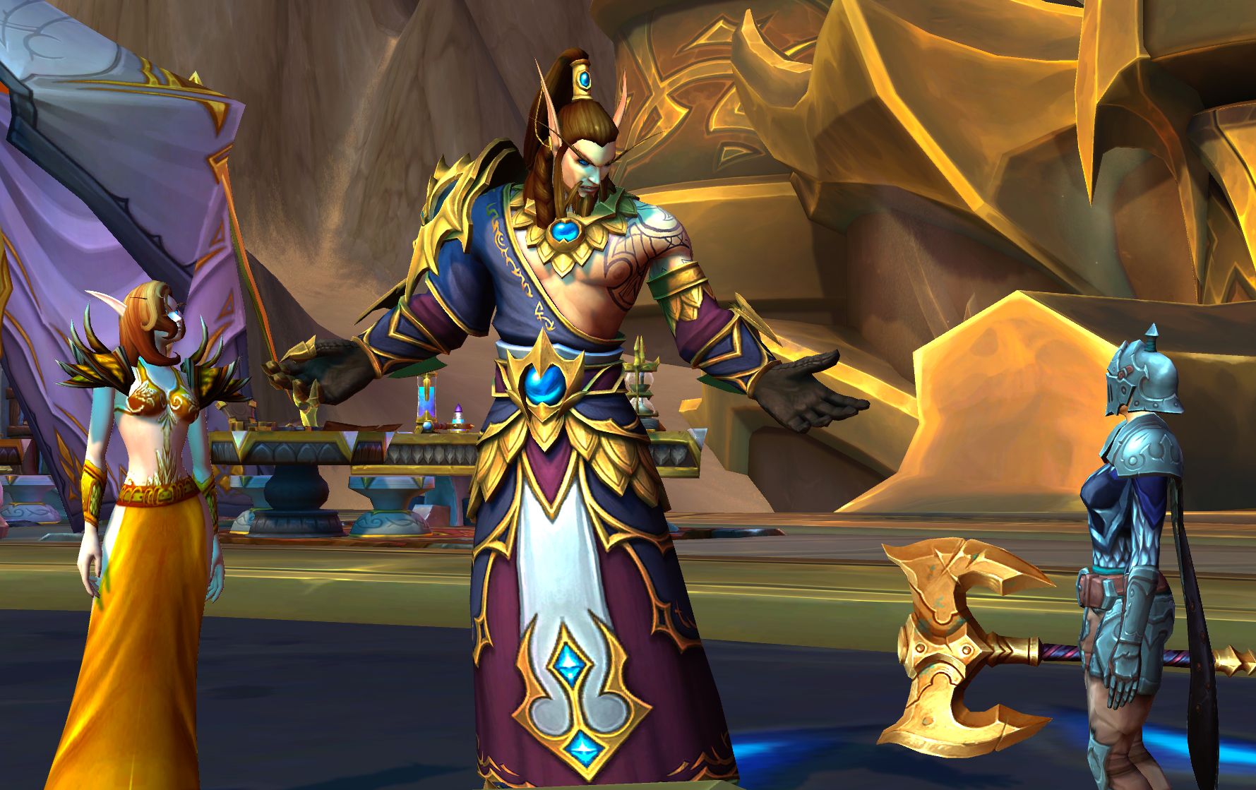 Screenshot from a WoW cut scene