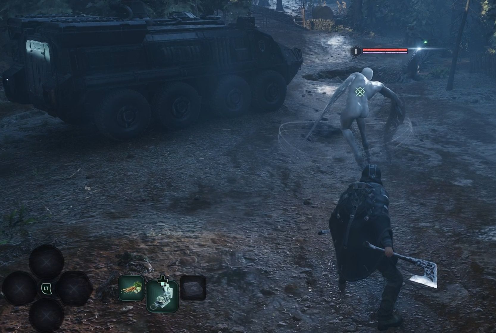 My drone distracts an enemy letting me get an easy backstab in